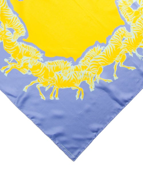 Carolina Herrera Silk Graphic Print Scarf