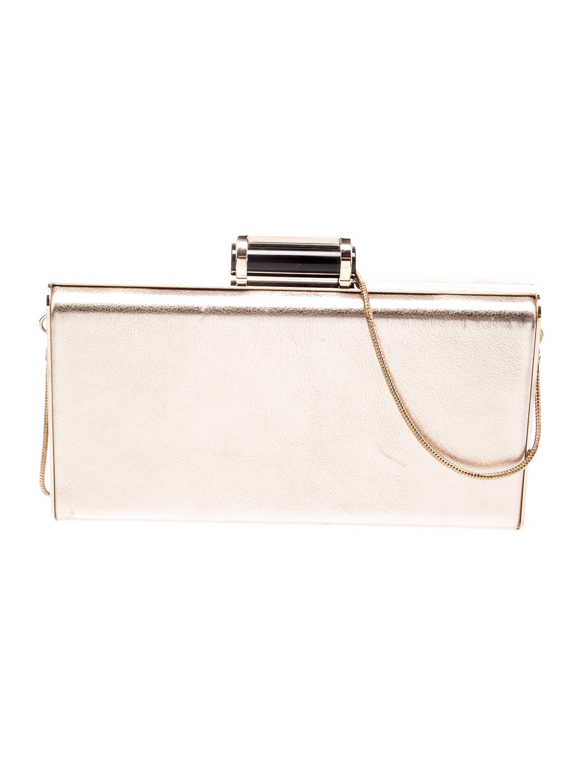 Carolina Herrera Leather Minaudière