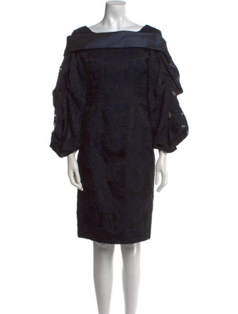 Carolina Herrera Printed Knee-Length Dress