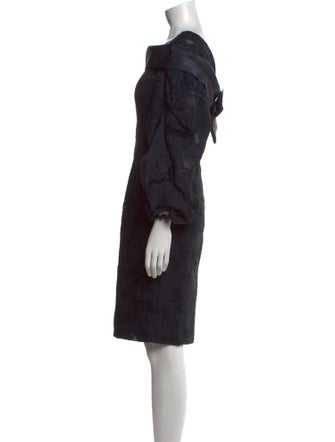 Carolina Herrera Printed Knee-Length Dress