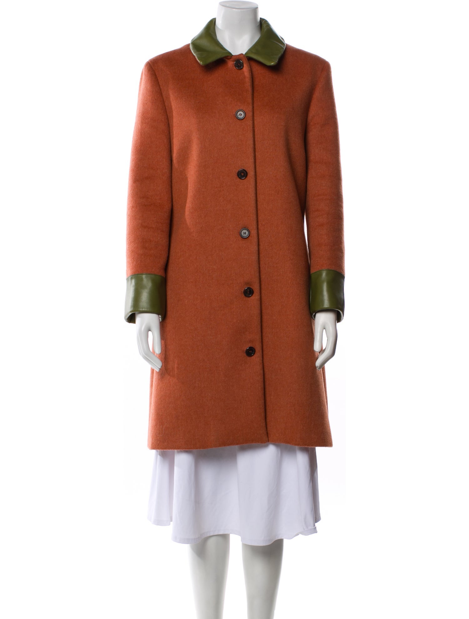 Carolina Herrera Wool Peacoat