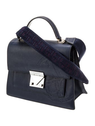 Carolina Herrera Leather Top Handle Bag