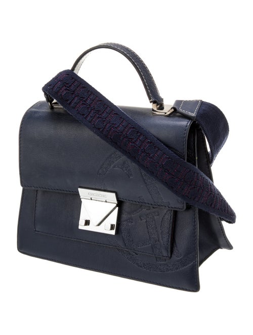 Carolina Herrera Leather Top Handle Bag