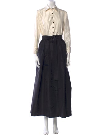 Carolina Herrera Silk Long Dress
