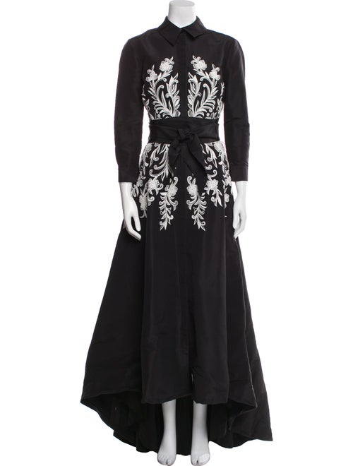 Carolina Herrera Silk Long Dress