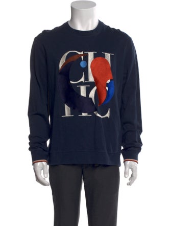 Carolina Herrera Graphic Print Crew Neck Sweatshirt