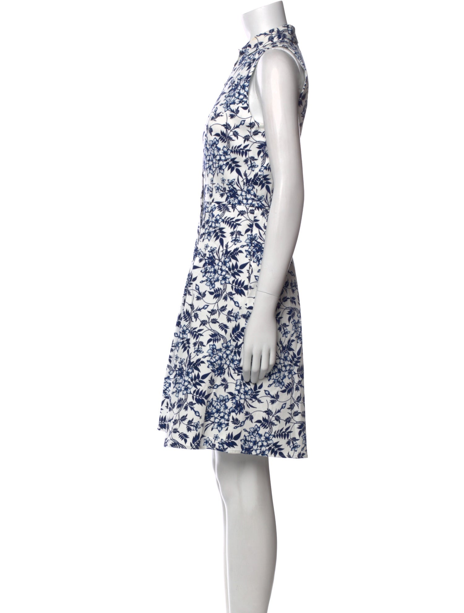 Carolina Herrera Floral Print Knee-Length Dress