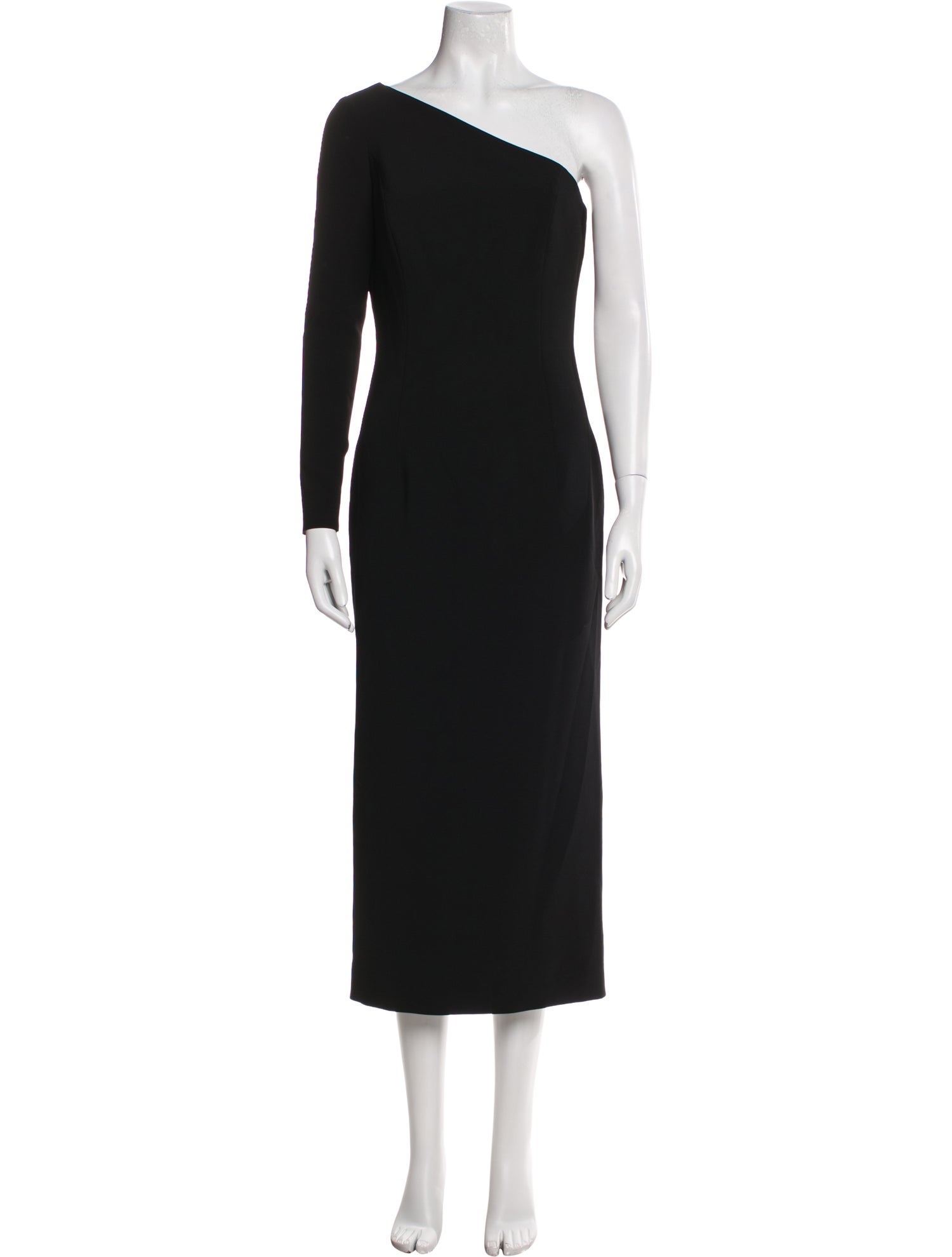 Carolina Herrera One-Shoulder Long Dress