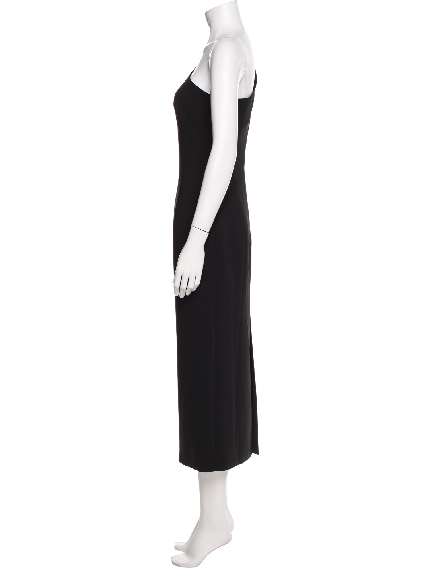 Carolina Herrera One-Shoulder Long Dress