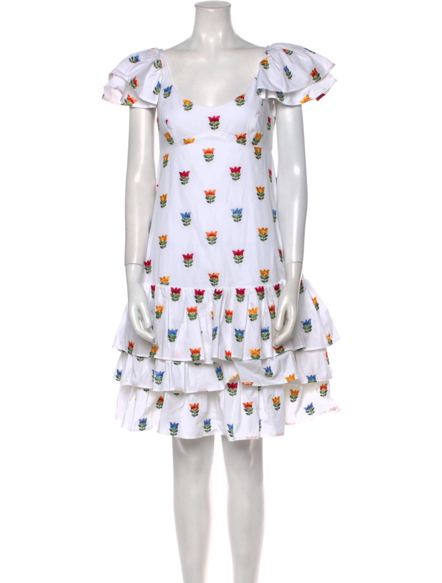 Carolina Herrera Printed Mini Dress