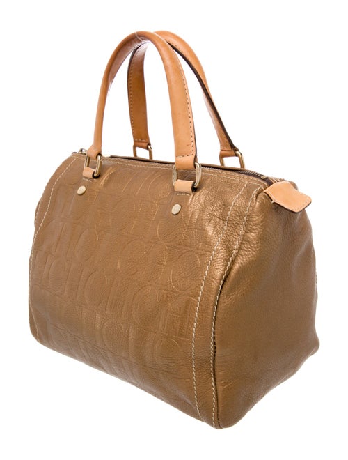 Carolina Herrera Leather Top Handle Bag