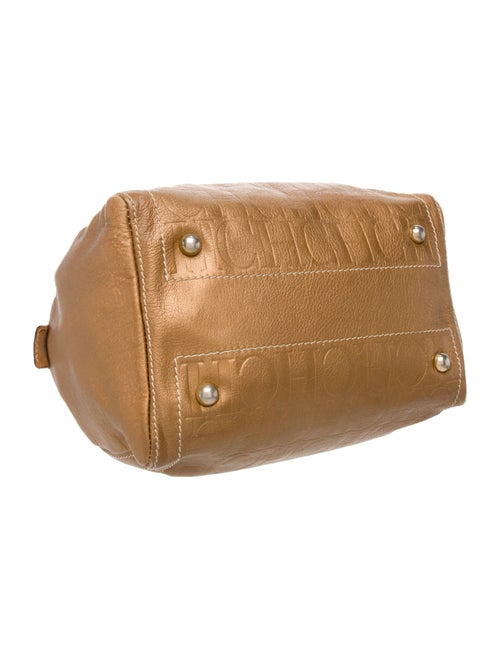 Carolina Herrera Leather Top Handle Bag