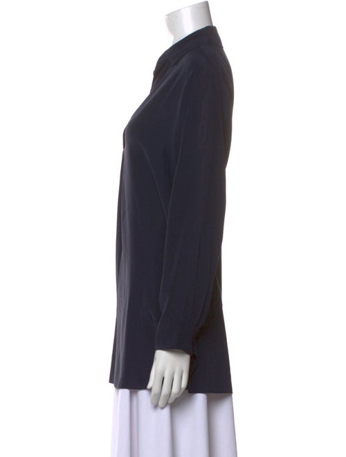 Carolina Herrera Silk V-Neck Tunic