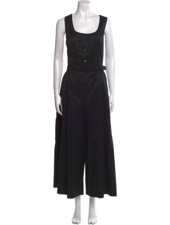 Carolina Herrera Scoop Neck Jumpsuit