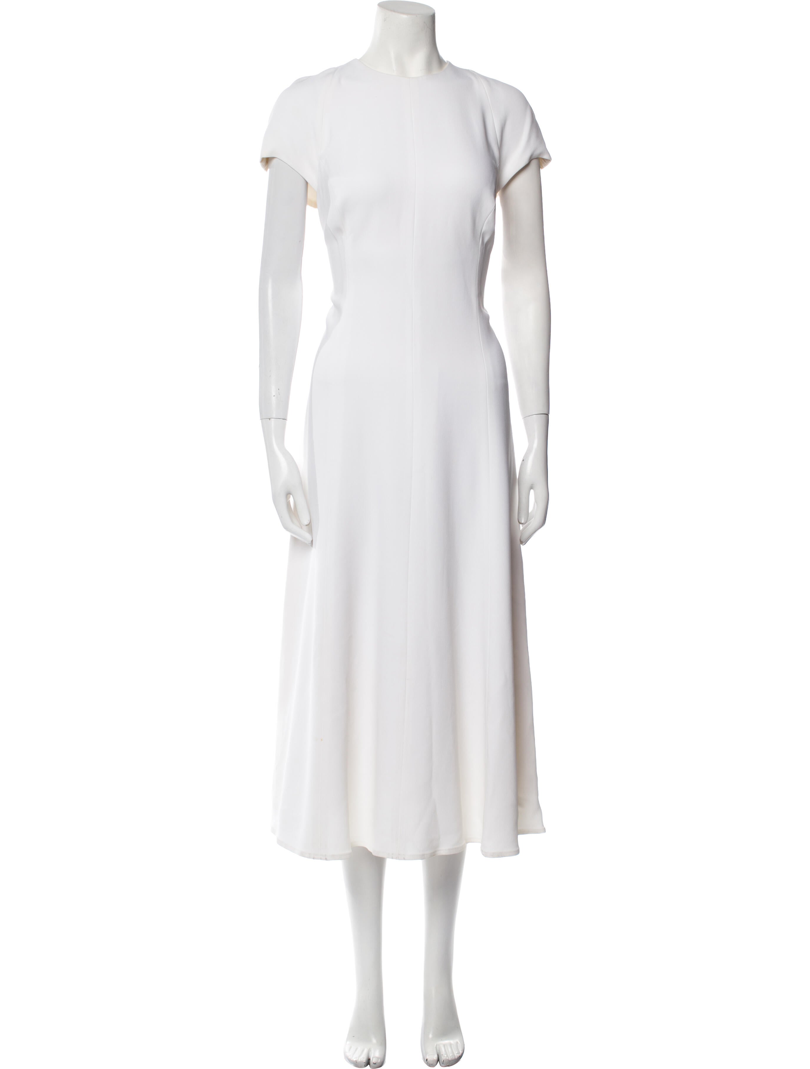 Carolina Herrera Crew Neck Long Dress