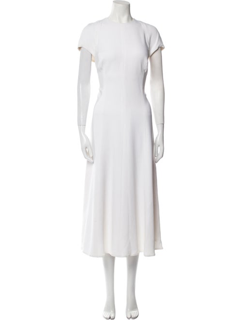 Carolina Herrera Crew Neck Long Dress