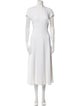 Carolina Herrera Crew Neck Long Dress