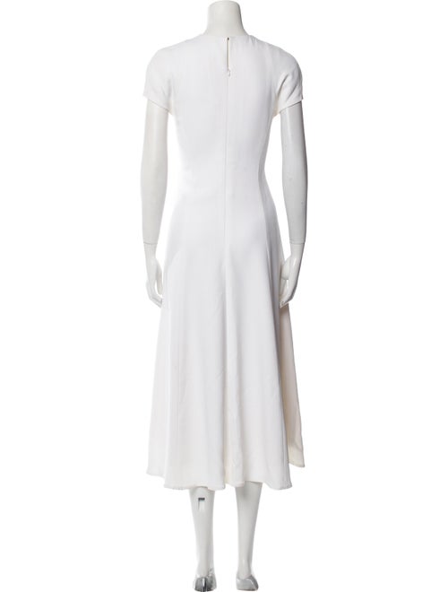 Carolina Herrera Crew Neck Long Dress