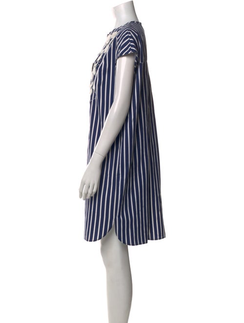 Carolina Herrera Striped Mini Dress