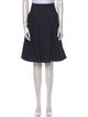 Carolina Herrera Pleated Accents Knee-Length Skirt