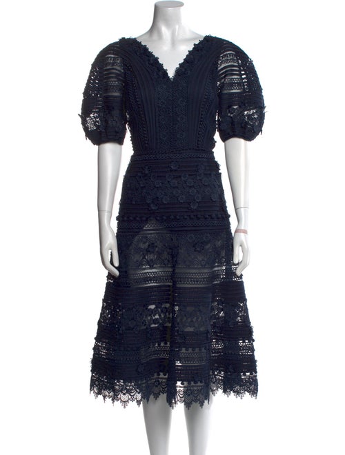 Carolina Herrera Nylon Midi Length Dress