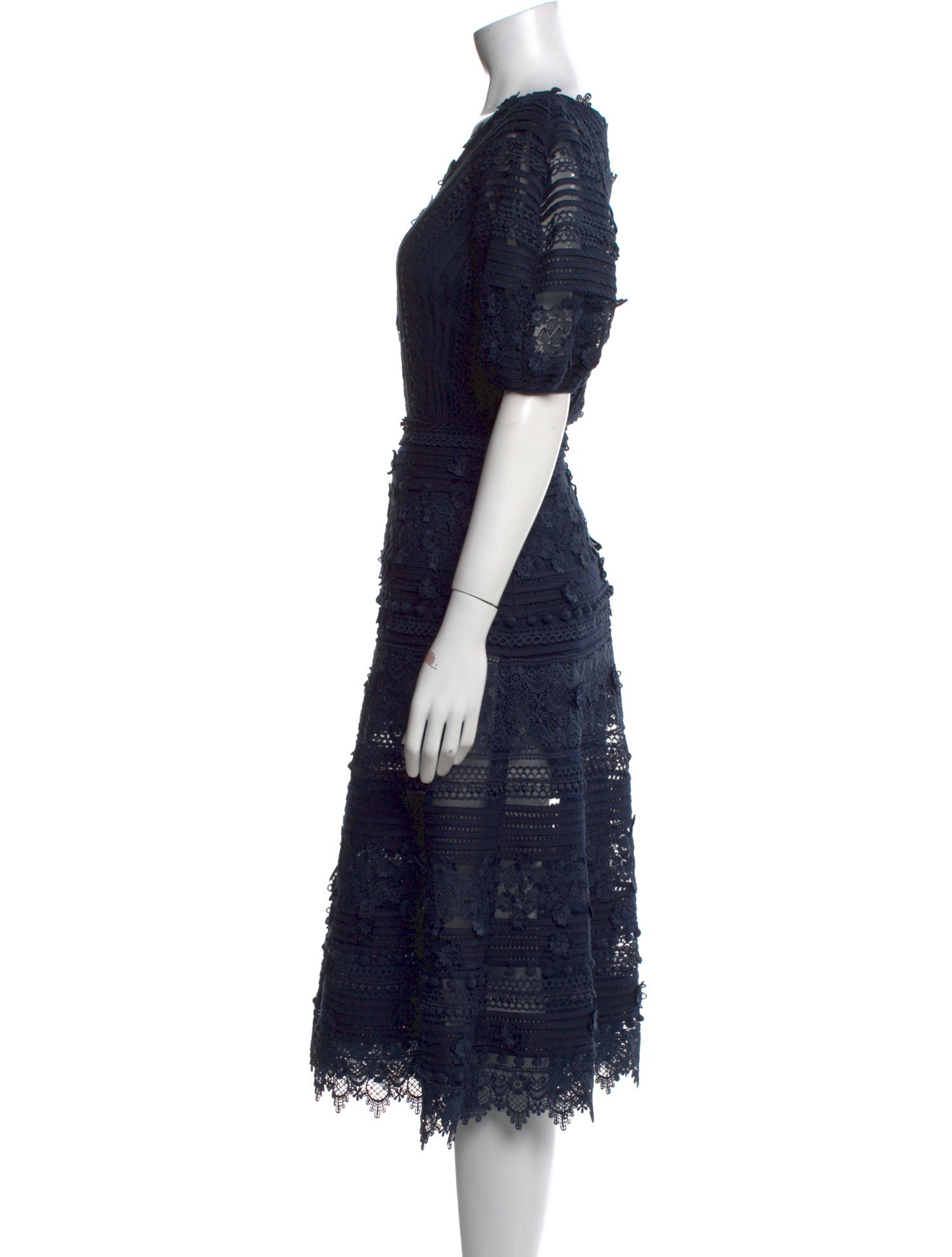 Carolina Herrera Nylon Midi Length Dress