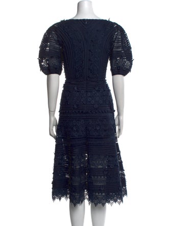 Carolina Herrera Nylon Midi Length Dress