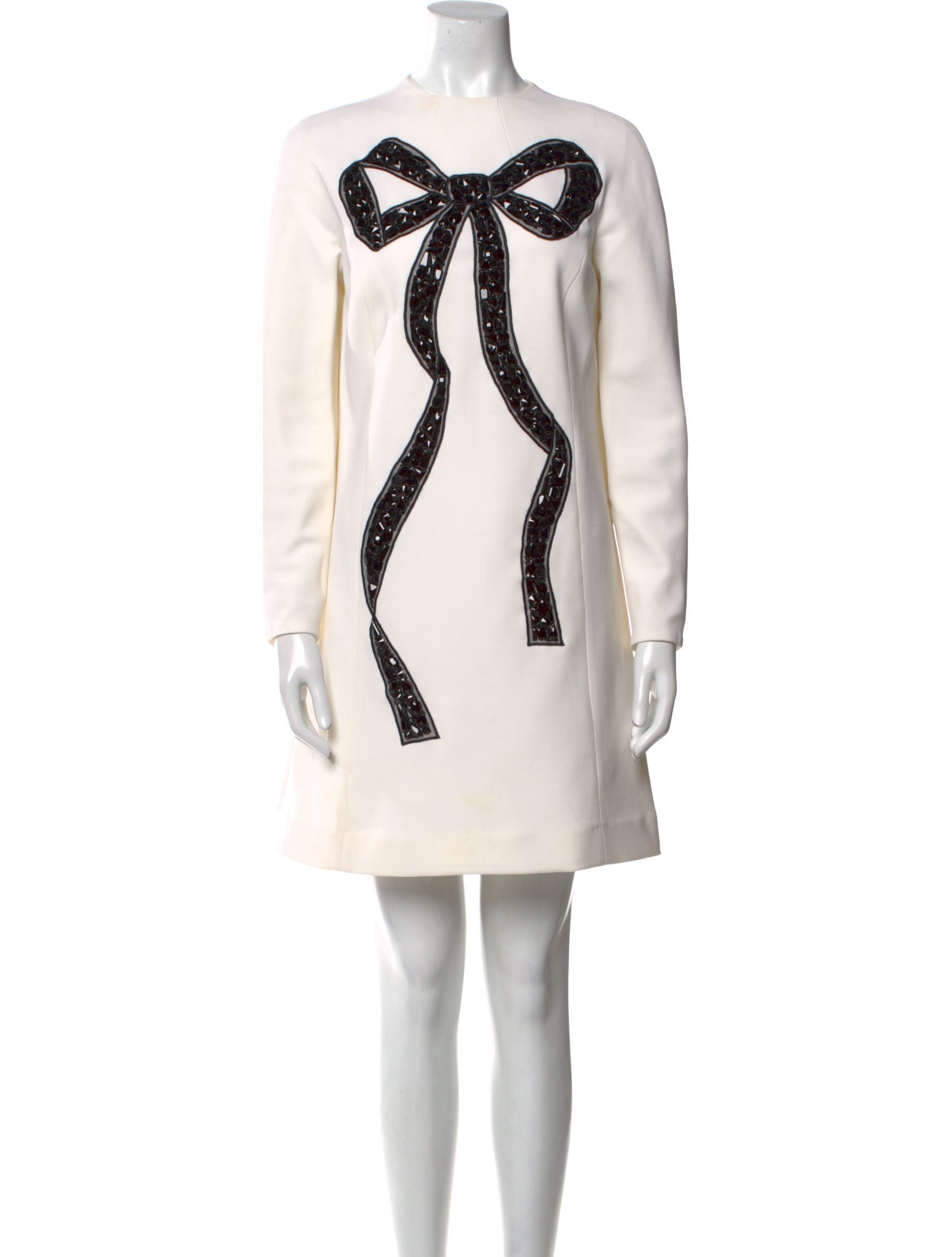 Carolina Herrera Virgin Wool Mini Dress