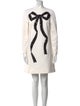 Carolina Herrera Virgin Wool Mini Dress