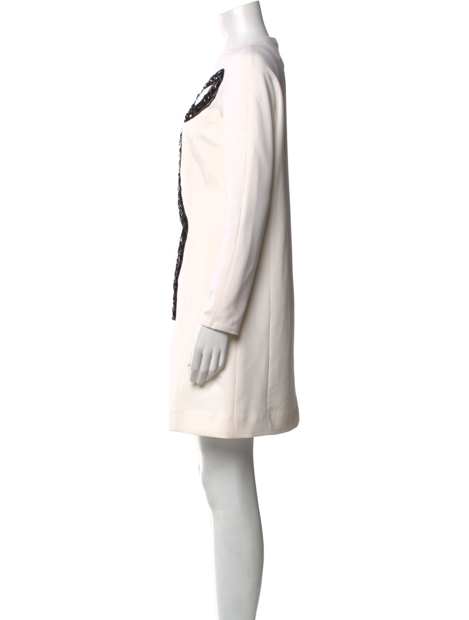 Carolina Herrera Virgin Wool Mini Dress