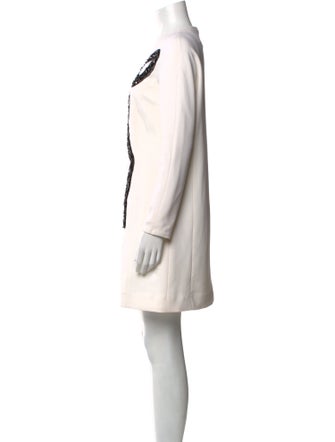 Carolina Herrera Virgin Wool Mini Dress