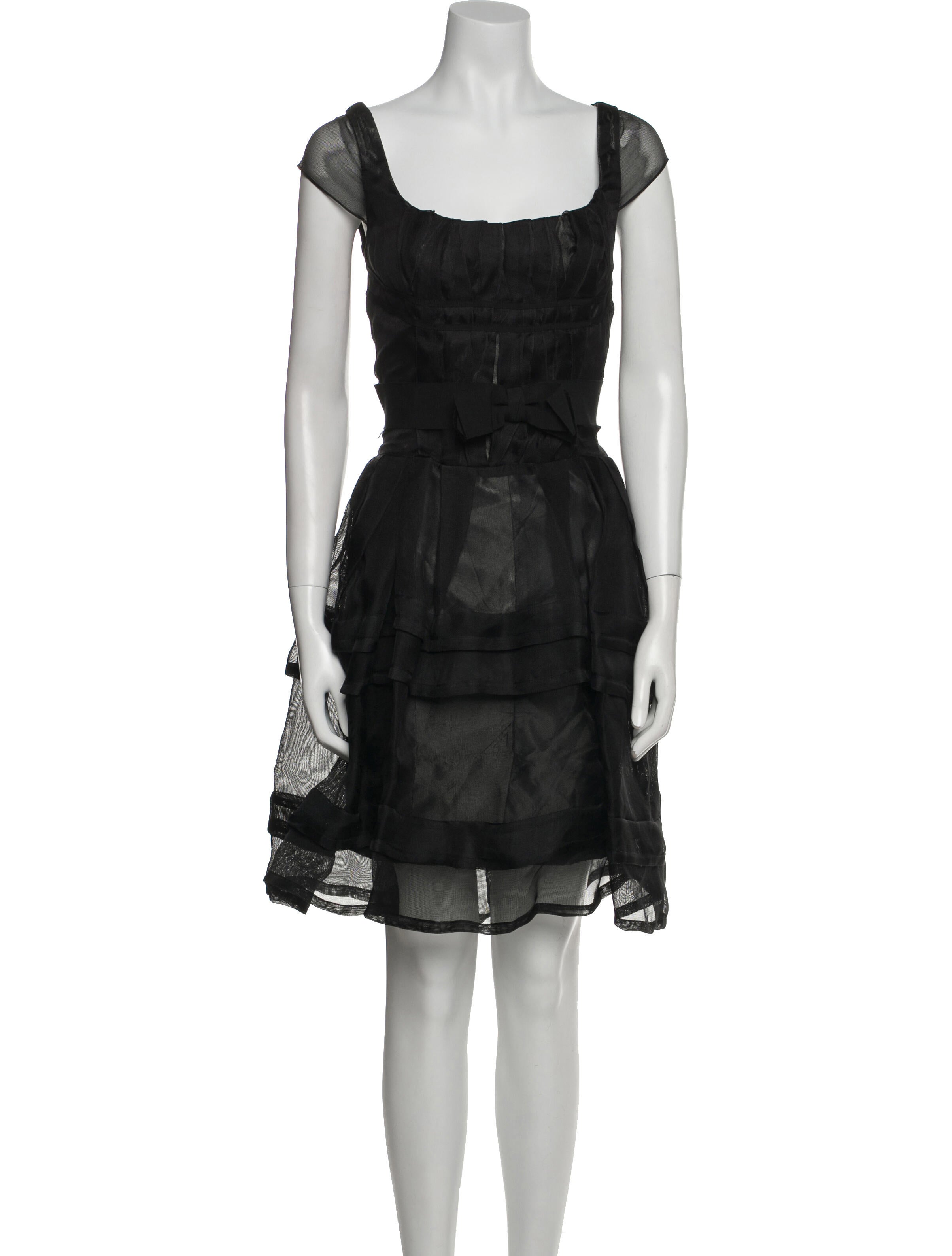 Carolina Herrera Silk Midi Length Dress