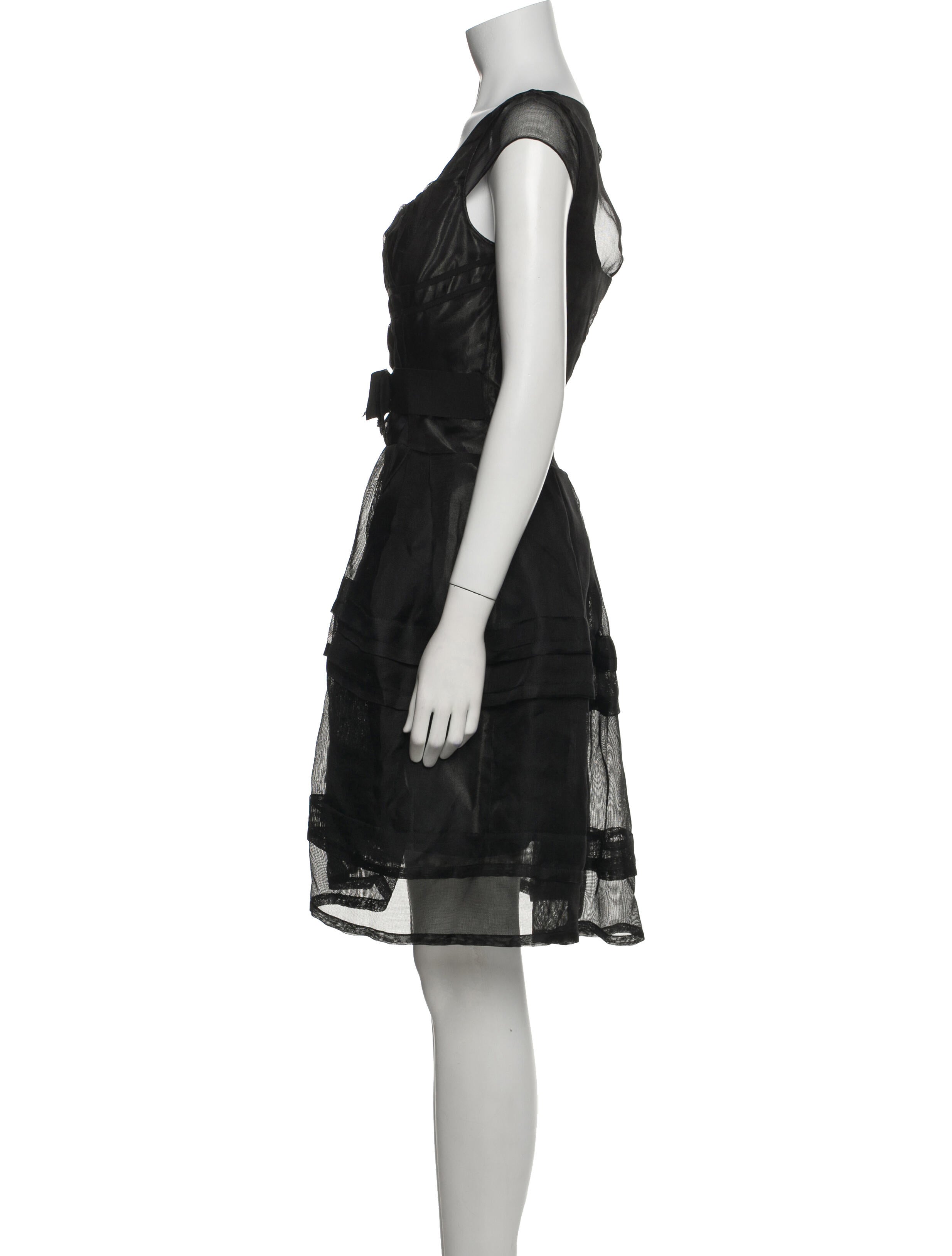 Carolina Herrera Silk Midi Length Dress