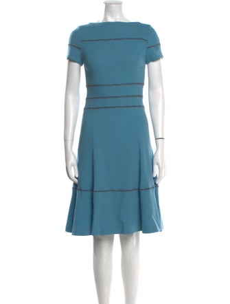 Carolina Herrera Virgin Wool Knee-Length Dress