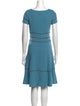 Carolina Herrera Virgin Wool Knee-Length Dress