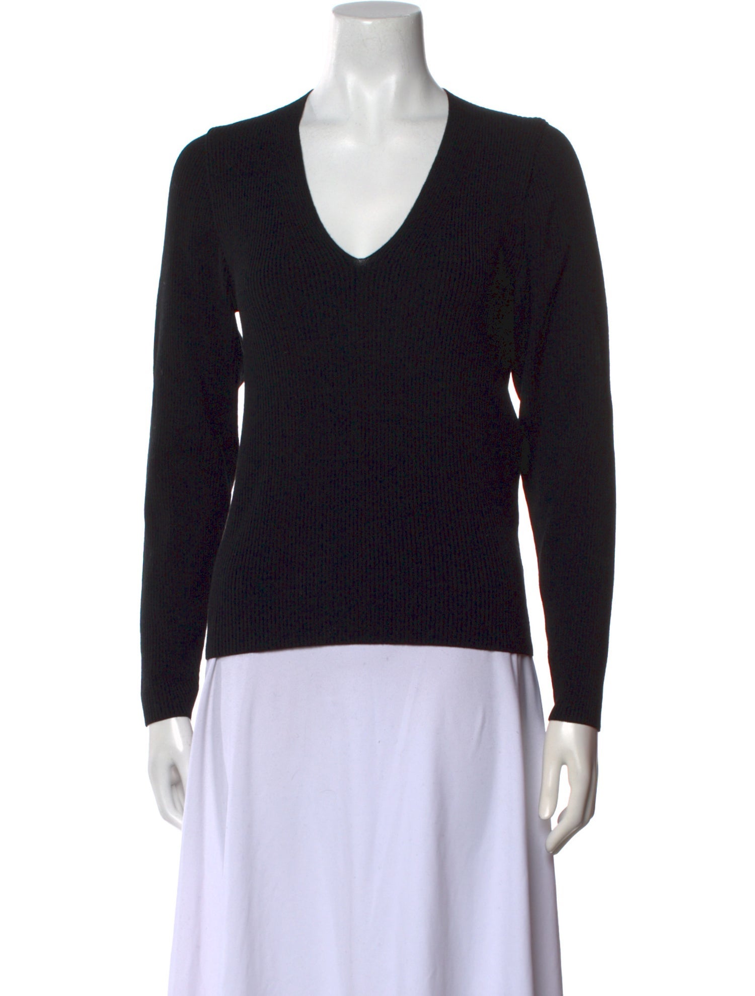 Carolina Herrera Wool V-Neck Sweater