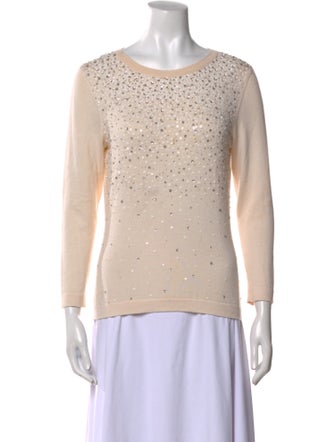 Carolina Herrera Cashmere Scoop Neck Sweater