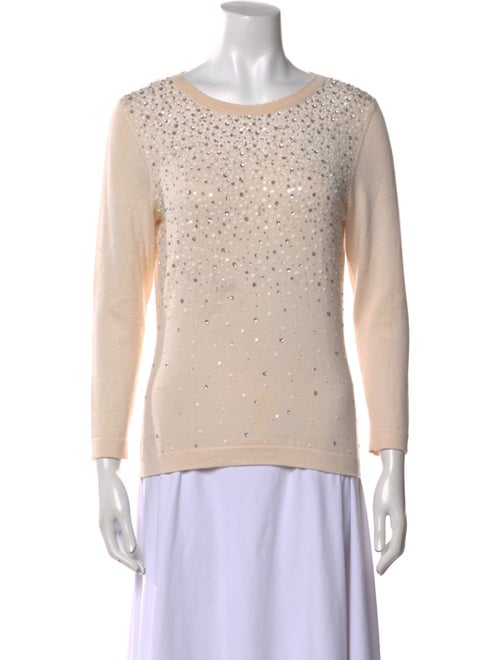 Carolina Herrera Cashmere Scoop Neck Sweater