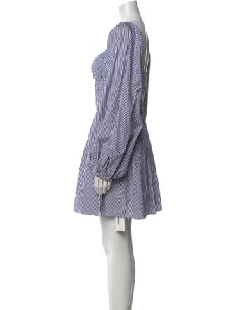 Carolina Herrera Striped Mini Dress