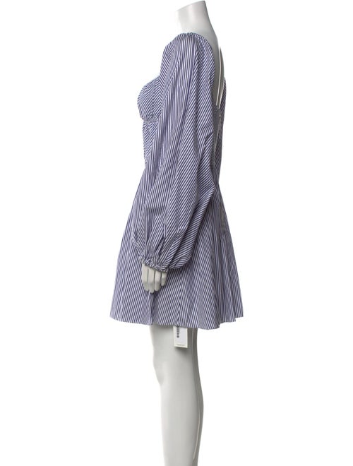 Carolina Herrera Striped Mini Dress