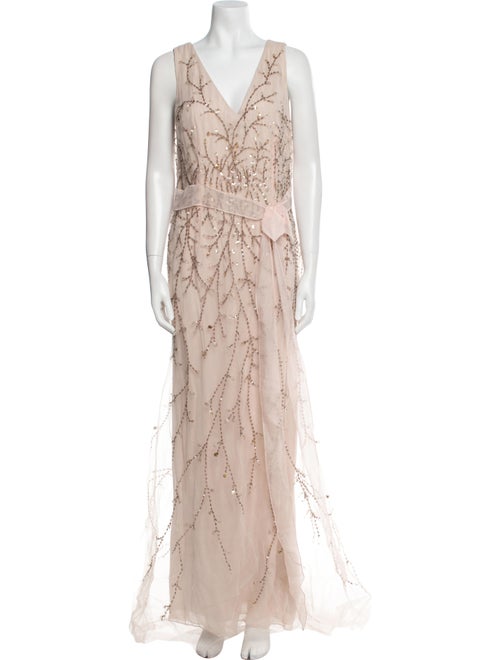 Carolina Herrera Silk Long Dress