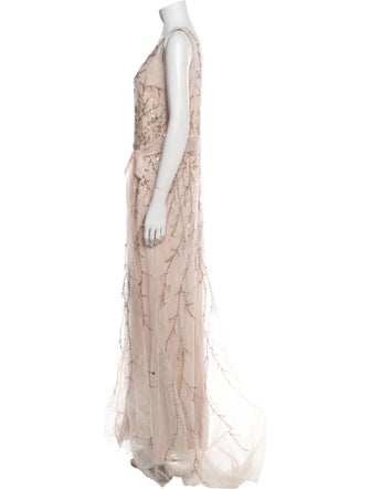 Carolina Herrera Silk Long Dress