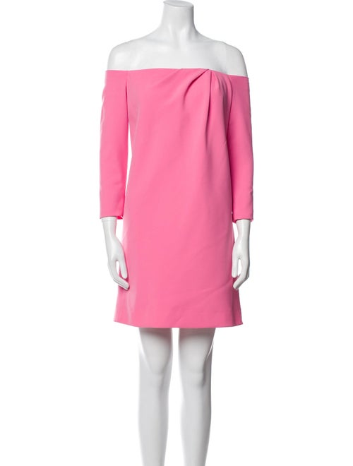 Carolina Herrera Off-The-Shoulder Mini Dress