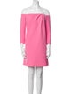 Carolina Herrera Off-The-Shoulder Mini Dress