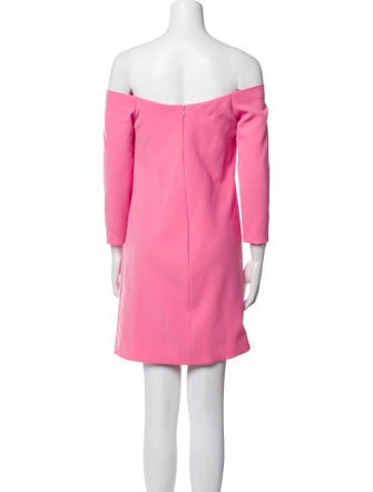 Carolina Herrera Off-The-Shoulder Mini Dress