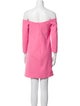 Carolina Herrera Off-The-Shoulder Mini Dress