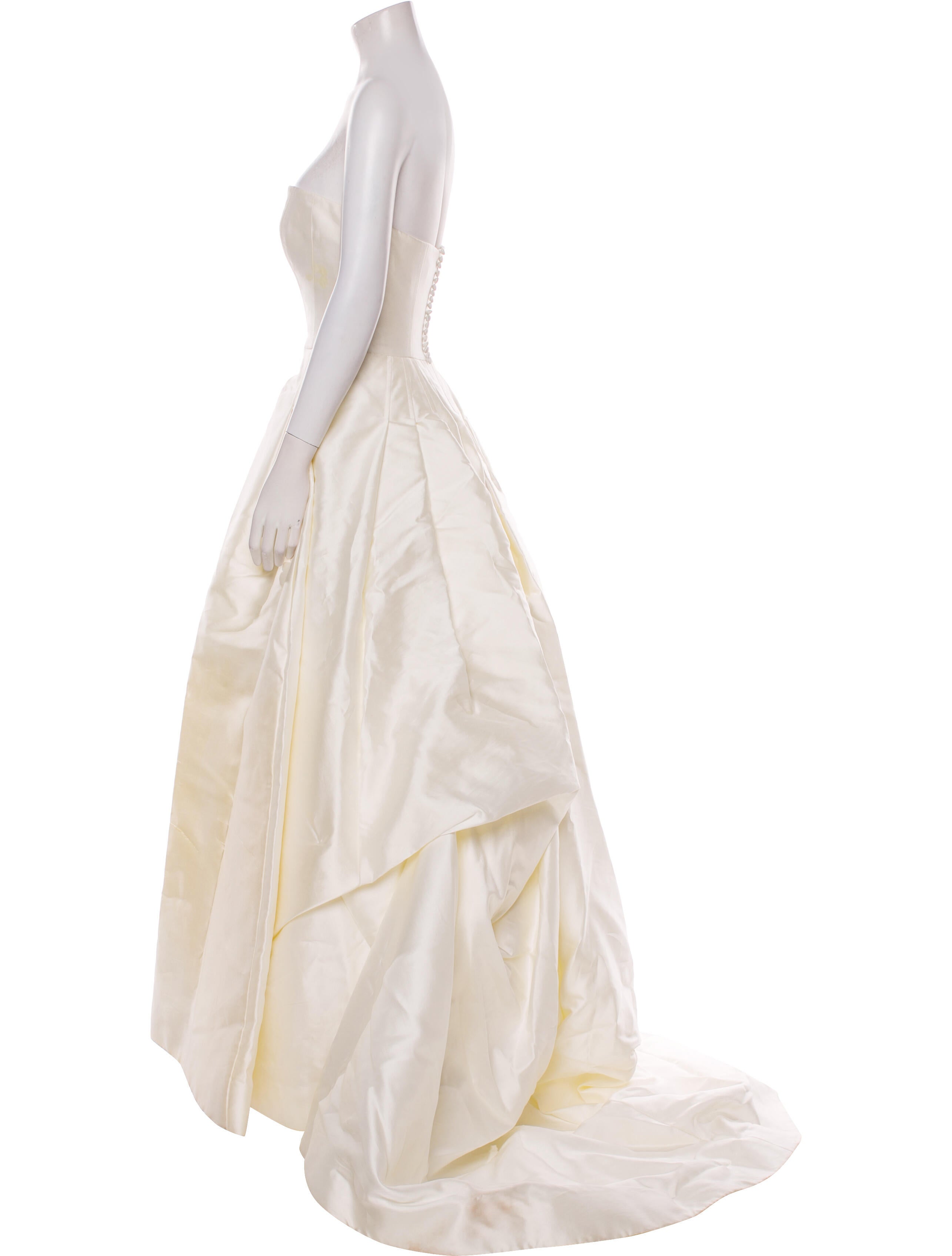 Carolina Herrera Strapless Long Dress