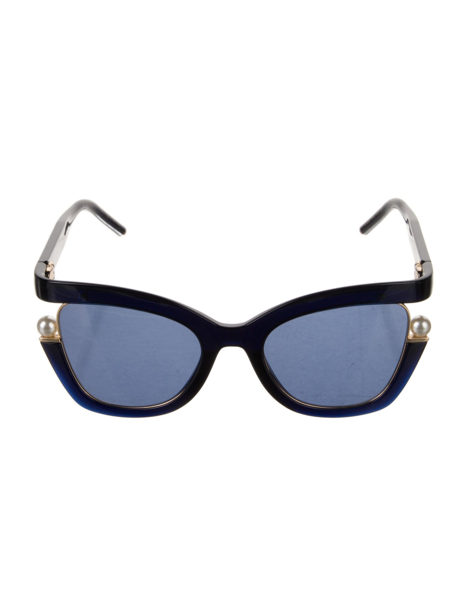 Carolina Herrera Signature Logo Wayfarer Sunglasses