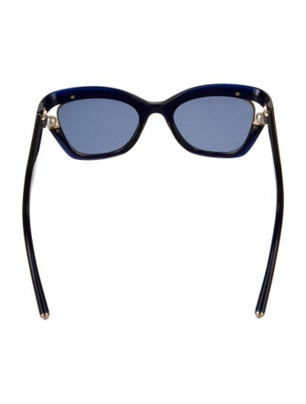 Carolina Herrera Signature Logo Wayfarer Sunglasses