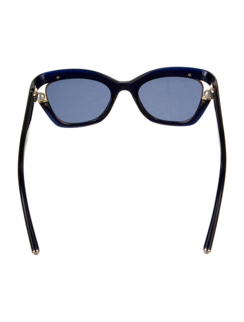 Carolina Herrera Signature Logo Wayfarer Sunglasses